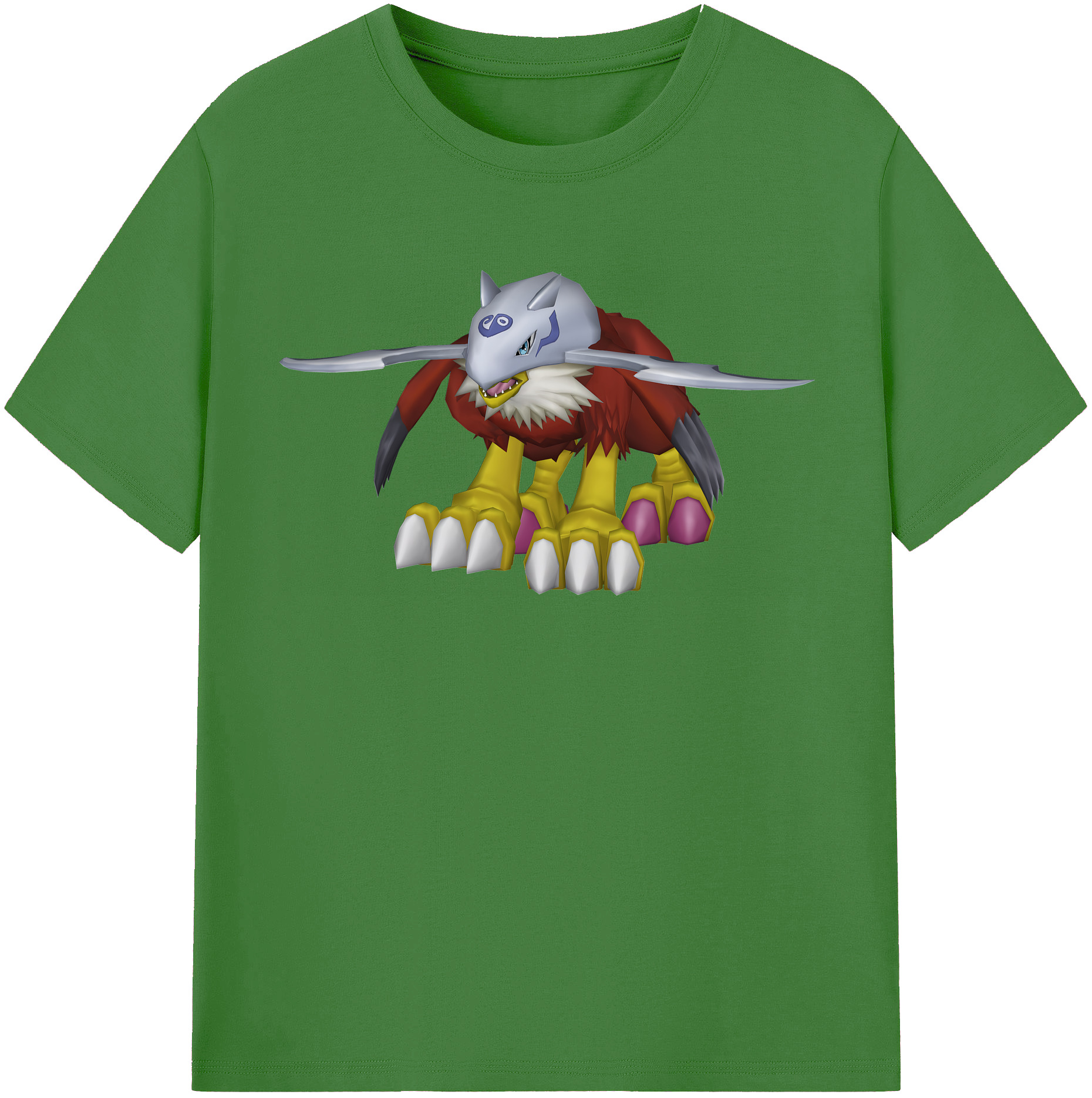 （画像用） Digimon デジタルモンスター/デジモン レディースカジュアルプリントTシャツ（綿100％）